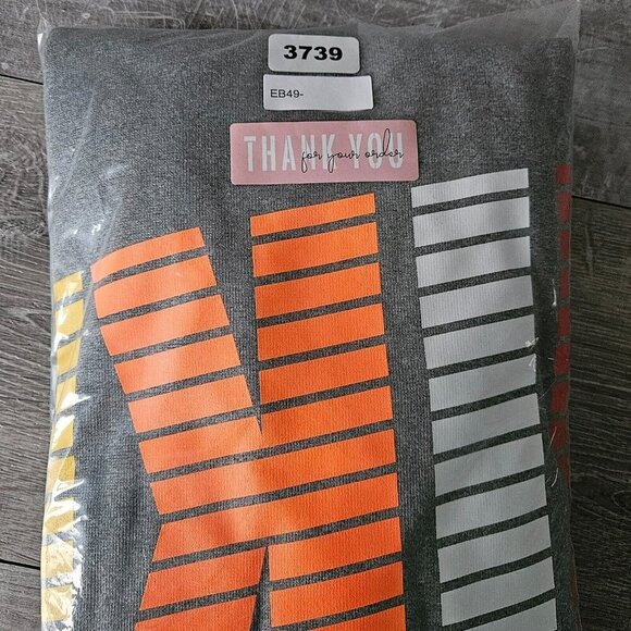 Nike Therma Fit Hoodie Womens M Big Spell Out Drawstring Gym Run Colorful Thumb - Picture 14 of 16